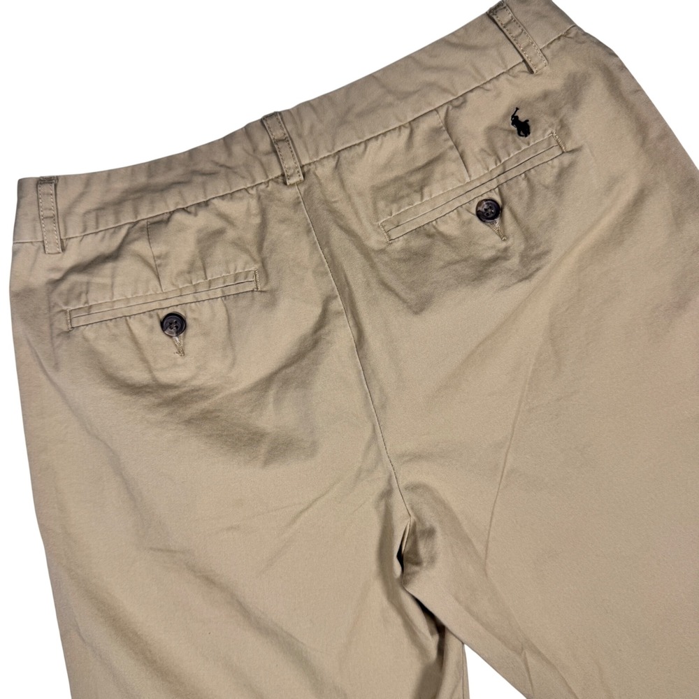 Polo Ralph Lauren Chino Pants Boys 16 Tan Khaki Straight Leg Cotton Twill 28x29